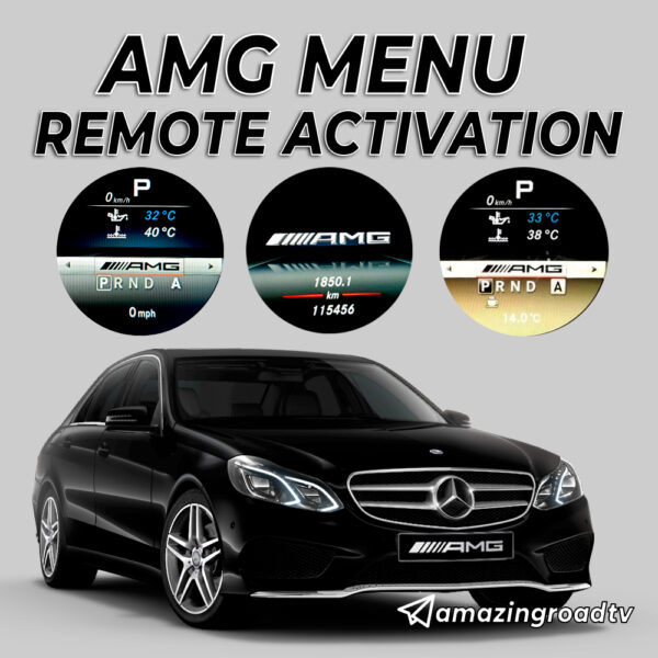 AMG Menu Activation For OEM IC204 Mercedes W212 W218 X204