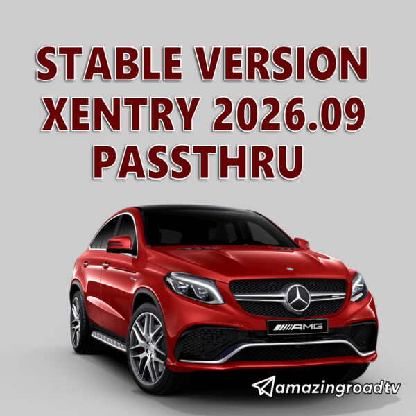 XENTRY 2026.09 PassThru for J2534 / Tactrix Openport 2.0 / SM2 Scanmatik
