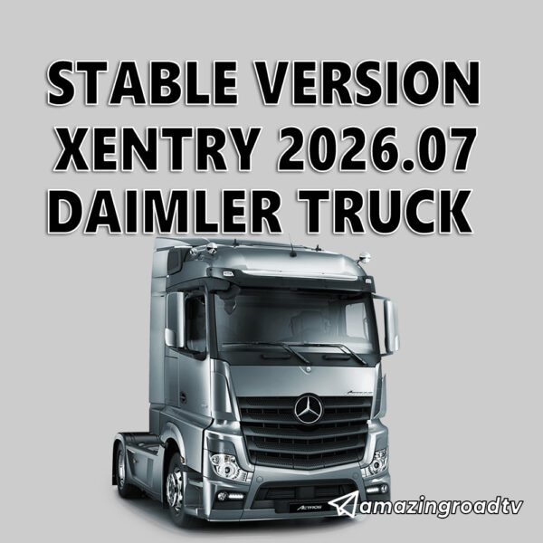 XENTRY Daimler Truck 2026.07 for SD Connect C4 / VCI